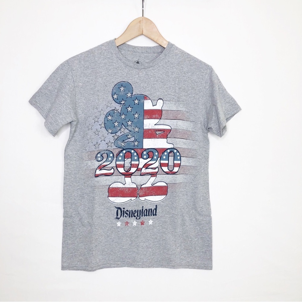 Disney Gray 2020 Patriotic Graphic T-Shirt